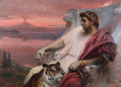 Nerone a Baiae, di Styka, Jan da Jan Styka
