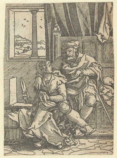 Coppia seduta in un interno da Jan Swart Van Groningen