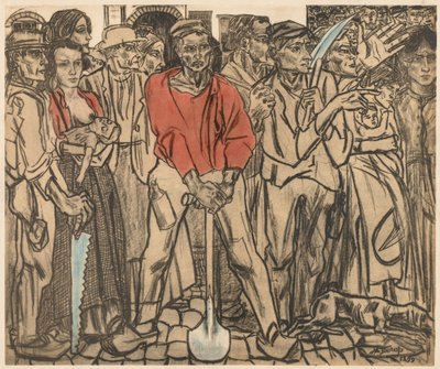 Un gruppo di lavoratori da Jan Theodore Toorop