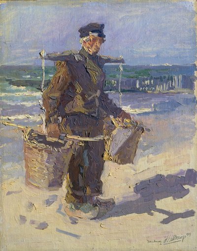 Un pescatore di conchiglie da Jan Theodore Toorop