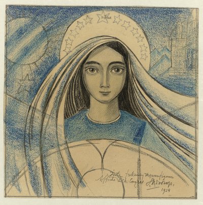 Progetto per un poster per il Congresso Eucaristico Internazionale di Amsterdam, 22-27 luglio 1924 da Jan Toorop
