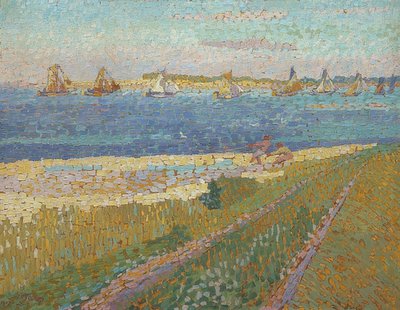 Barche da pesca a Veere (De vissersvloot van Veere). 1907 da Jan Toorop