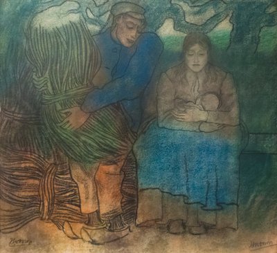 Felicità dei genitori da Jan Toorop