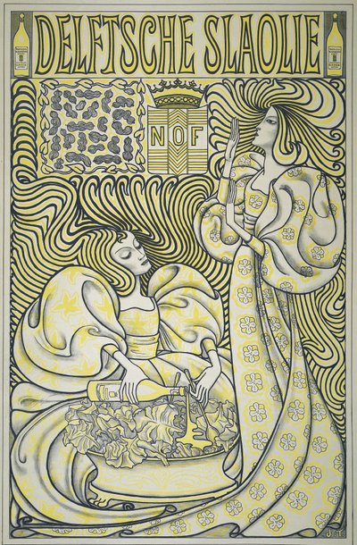 Poster per Olio da Insalata Delft, pub.1894 da Jan Toorop
