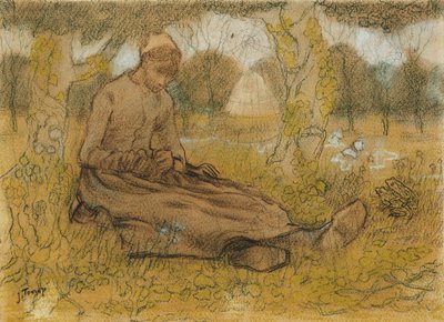 Giovane Ragazza in Primavera, c. 1885-90 da Jan Toorop