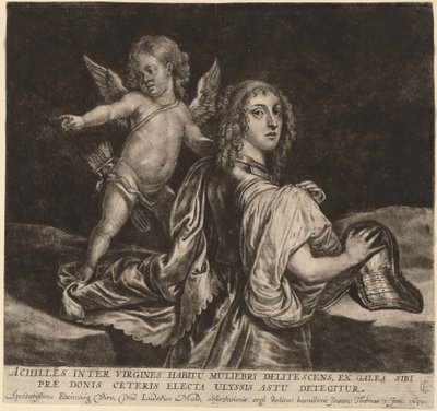 Achille come Pirra con Cupido da Jan Thomas
