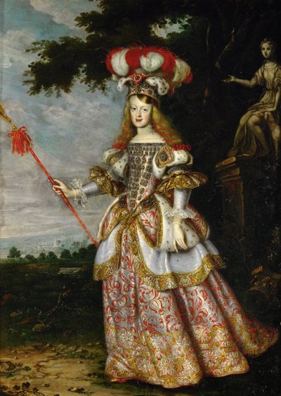 Margarita Teresa, Infanta di Spagna 1651-1673, in costume teatrale, 1667 da Jan Thomas