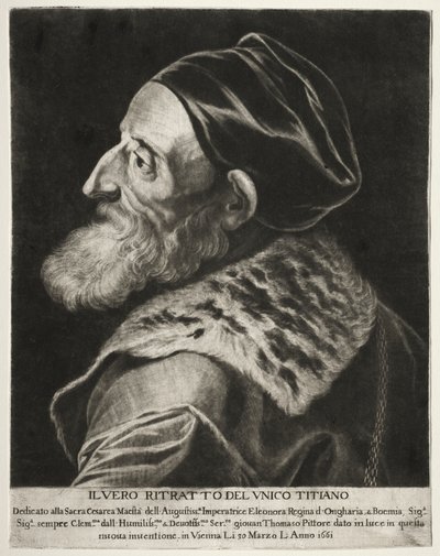 Ritratto di Tiziano da Jan Thomas