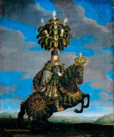 Ritratto di Ferdinand Joseph (1636-1698), principe di Dietrichstein, Gundakar di Dietrichstein in costume per un balletto equestre da Jan Thomas van Ieperen