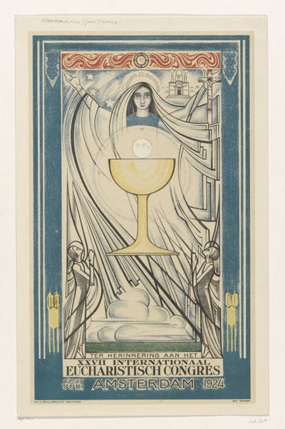 Affiche voor het Internationaal Eucharistisch Congres, 1924 da Jan Toorop