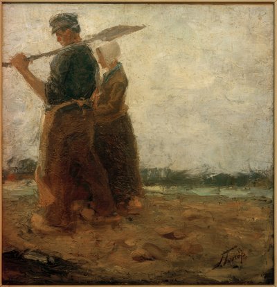 Sulla via di casa da Jan Toorop