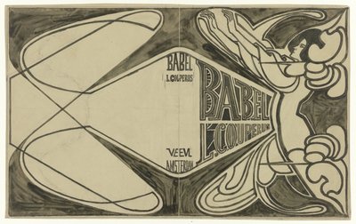 Progetto di copertina per: Louis Couperus, Babel, 1901 da Jan Toorop