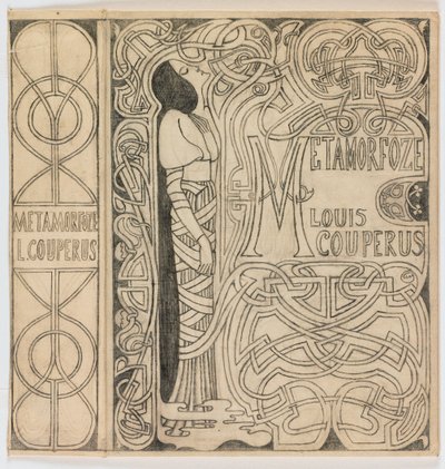 Progetto di copertina per: Louis Couperus, Metamorfoze, 1897 da Jan Toorop