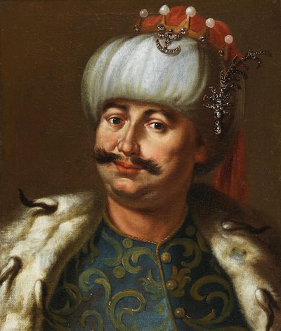 Giovanni III Sobieski, re di Polonia, vestito da sultano ottomano da Jan Tricius