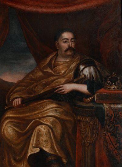 Ritratto di Giovanni III Sobieski 1629-1696, Re di Polonia e Granduca di Lituania da Jan Tricius