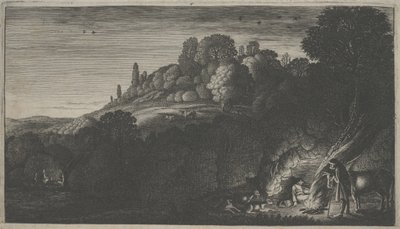 La fuga in Egitto da Jan Van de II Velde