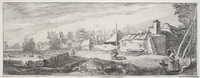 Paesaggio con una fattoria da Jan Van de Velde