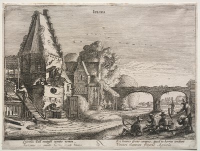 I dodici mesi: Luglio da Jan Van de Velde