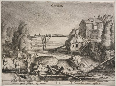I dodici mesi: Ottobre da Jan Van de Velde