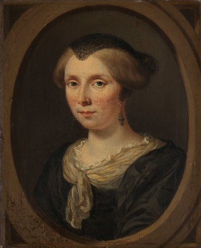 Ritratto di Margaretha Verkolje, moglie di Reinier Couturier da Jan Verkolje (I)