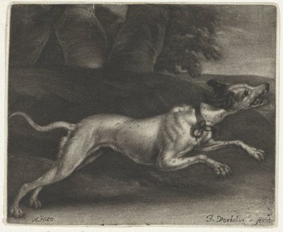 Cane che corre da Jan Verkolje (I)