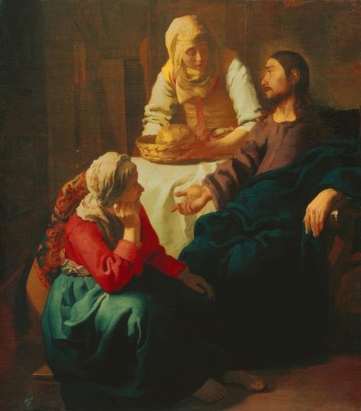 Cristo con Maria e Marta da Jan Vermeer van Delft