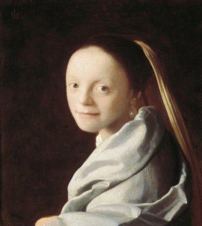 Testa di ragazza da Jan Vermeer van Delft