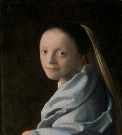 Studio di una giovane donna da Jan Vermeer van Delft