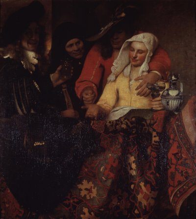La mezzana, 1656 da Jan Vermeer van Delft