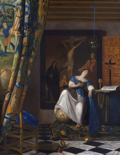 Allegoria della fede da Jan Vermeer van Delft