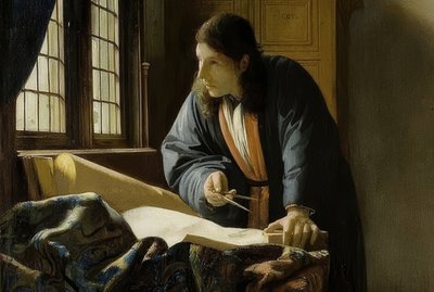 Il geografo (dettaglio) da Jan Vermeer van Delft