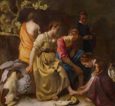 Diana e le sue compagne, ca 1654 da Jan Vermeer van Delft