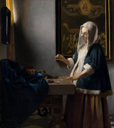 Donna con bilancia da Jan Vermeer van Delft