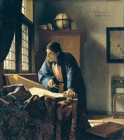 Il geografo da Jan Vermeer van Delft