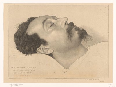 Ita mensis martii die XII anno domini MDCCCCIII Nicolaus de Roever quievit. R.I.P. da Jan Veth (signed by artist)