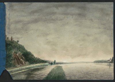 Paesaggio montano con lago da Jan Veth