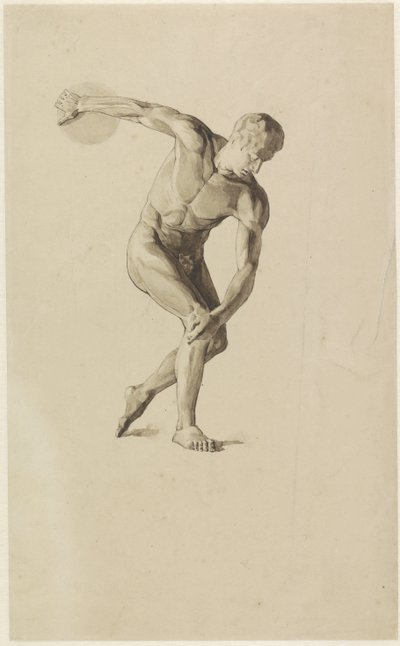 Modello in gesso del Discobolo da Jan Veth