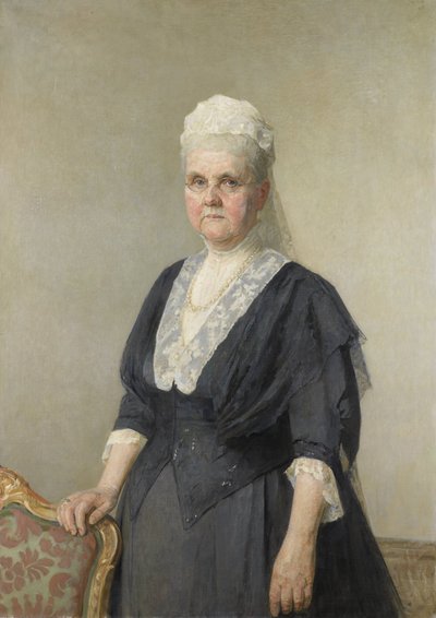 Regina Emma, principessa di Waldeck-Pyrmont. Vedova del re Guglielmo III da Jan Veth