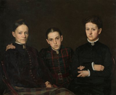 Ritratto di Cornelia, Clara e Johanna Veth da Jan Veth