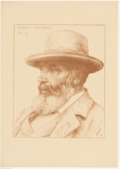 Ritratto di Daniel Krehbiel da Jan Veth
