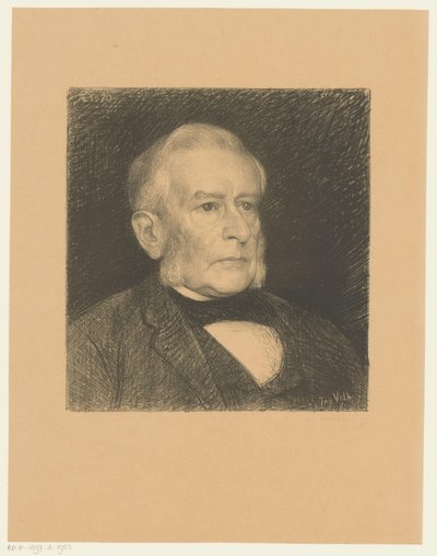 Ritratto di Matthijs de Vries (serie Bekende tijdgenooten) da Jan Veth