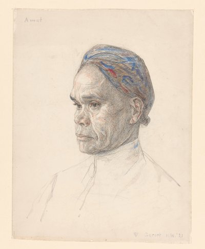 Ritratto di un giavanese: Amat da Jan Veth