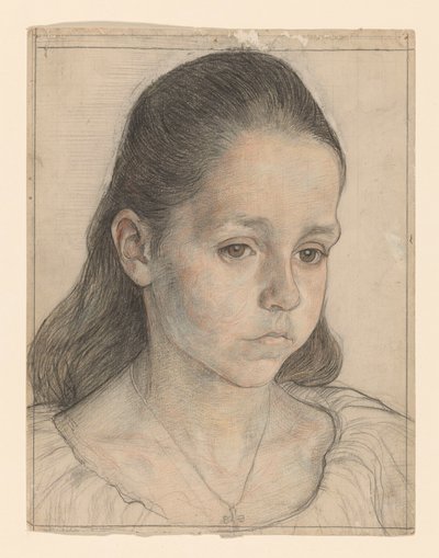 Ritratto di una ragazza Kolkman da Jan Veth