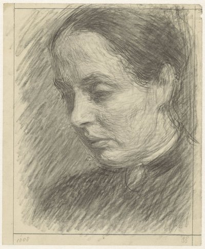 Ritratto di signorina S. Dirks da Jan Veth