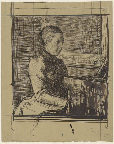 Ritratto della signora Van Marken-Matthes da Jan Veth