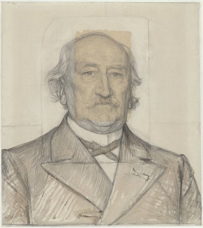 Ritratto del prof. dr. H.A. Kooyker da Jan Veth