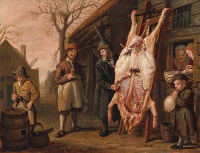 Il maiale macellato da Jan Victors