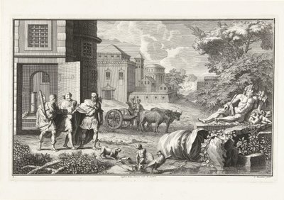 Punizione di un sodomita in epoca romana da Jan Wandelaar