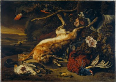 Natura morta di caccia da Jan Baptist Weenix
