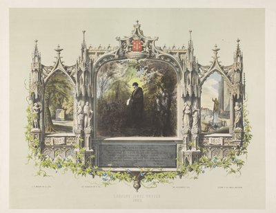Targa commemorativa per Laurens Coster durante le celebrazioni per l